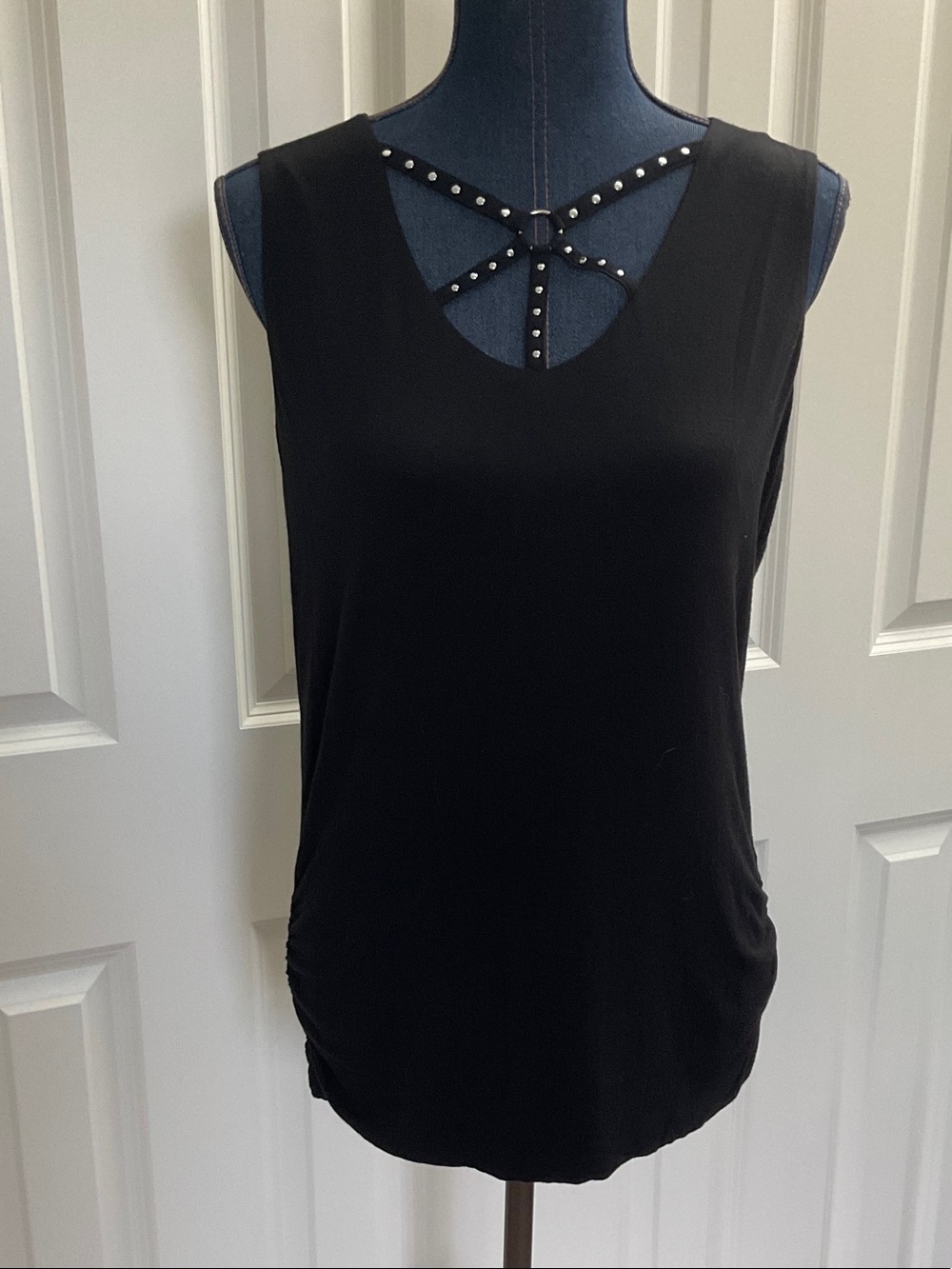 Rock & Republic Studded Sleeveless Top